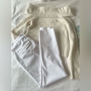 Old Navy White skinny jeans